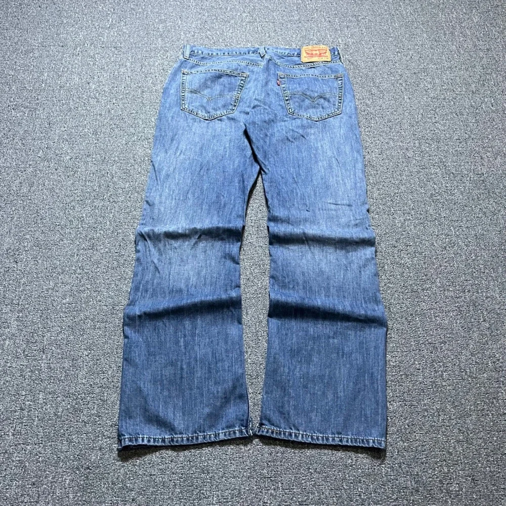 Levi's 527 Bootcut Jeans 34x32 Blue Denim Baggy Y2K Skater